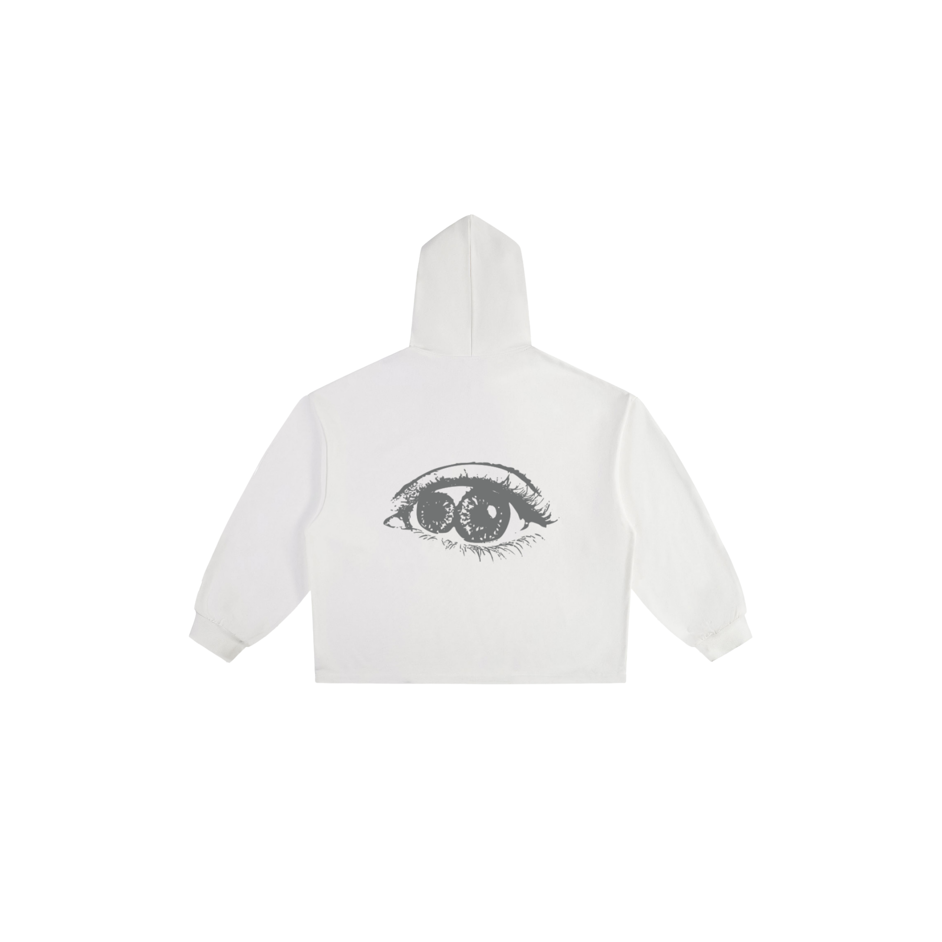 OPEN EYE HOODIE (white)