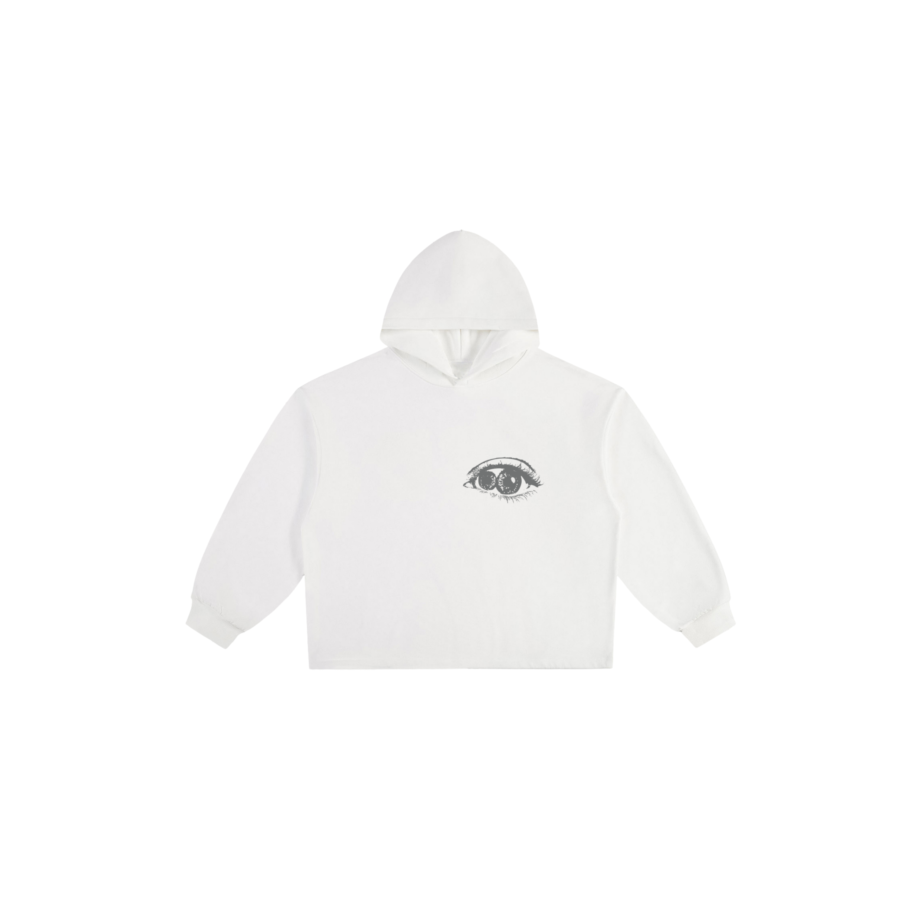 OPEN EYE HOODIE (white)